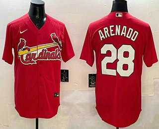 Men's St Louis Cardinals #28 Nolan Arenado Red Stitched Cool Base Nike Jersey,We sell and wholesale Men's St Louis Cardinals #28 Nolan Arenado Red Stitched Cool Base Nike Jersey on line form chian!
